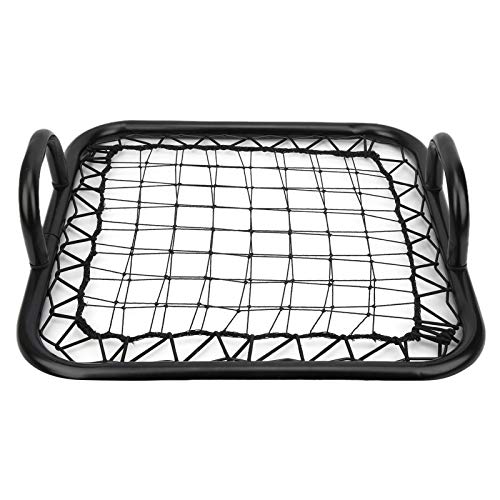 Vbestlife Fußball-Rückprallgerät in der Hand, 19,7 x 19,7 x 4,7 Zoll, Rückprallgerät in der Hand, Springback Net ¡§ | Trainingsausrüstung für Torwart, Fußballtor