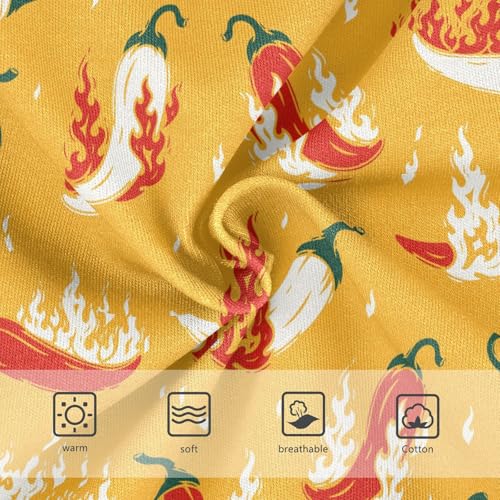 Little Girl Underwear Toddler Panties Kids Undies Chili Fire Soft Cotton Briefs 2T-8Y3