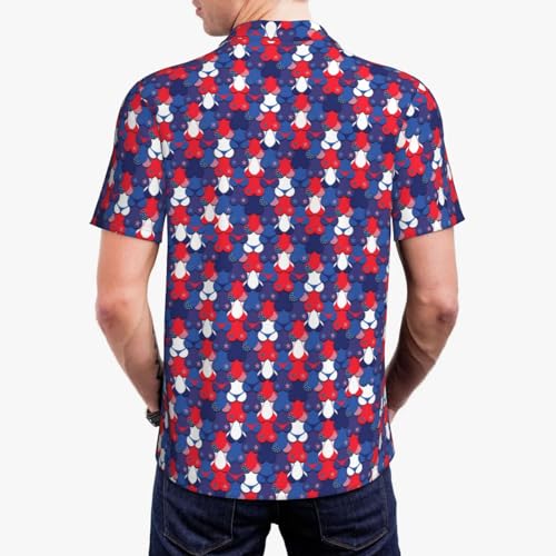 Camisetas polo para hombre, divertidas, transpirables y secado rápido para golf miniatura 6