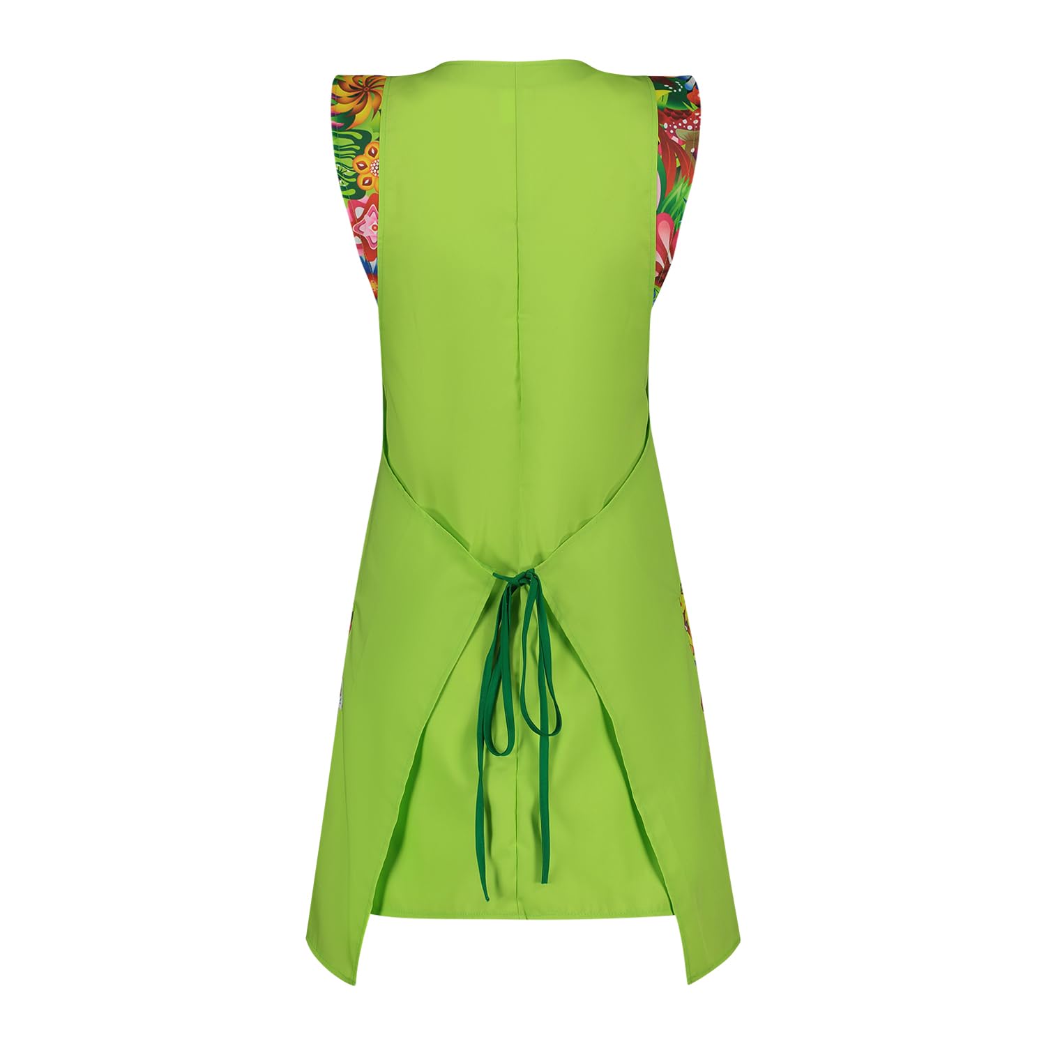 Siry Work Cubrevestido de mujer con cuello en V, 2 bolsillos, art. Mariposa 35% algodón 65% poliéster Made in Italy, ideal para esteticistas, peluquerías, camareras, panaderías, limpieza de mujeres
