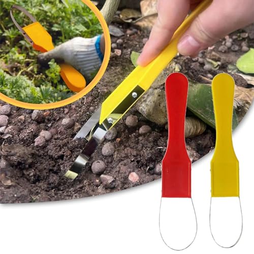 Herramienta manual para deshierbar diseño de aro de hierro miniatura 2