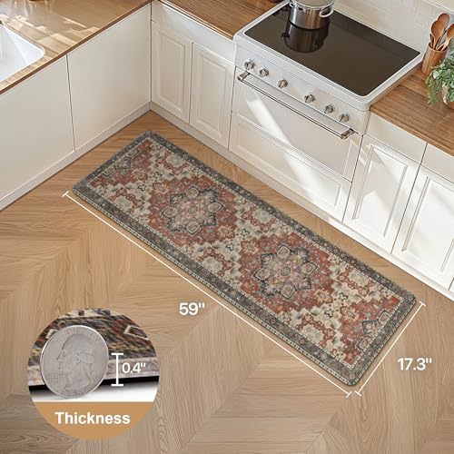 image for GENIMO Kitchen Mats for Floor, Washable Anti Fatigue Mat for Cushioned