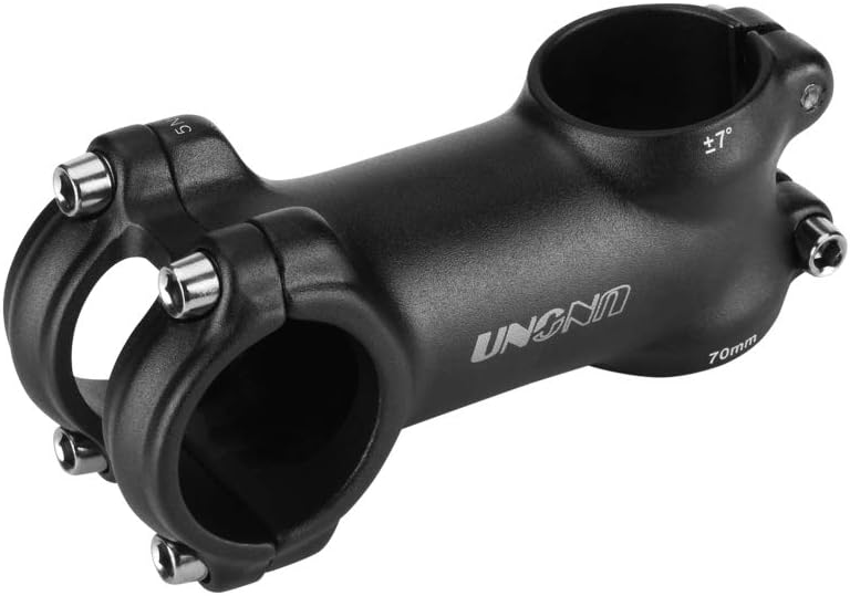 BESNIN 31.8mm Bike Stem 7 Degree MTB Stem Riser 60/70/80/90/100/110/130mm Aluminium Alloy Handlebar Stem for Most Bicycle BMX Road Bikes Mountain Bikes Cycling