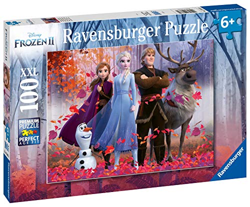 Ravensburger 12867 Disney Frozen 2 - Magic Of The Forest - 100 Piece Jigsaw Puzzle For Kids - Every Piece Is Unique - Pieces Fit Together Perfectly, Multi #TOP5