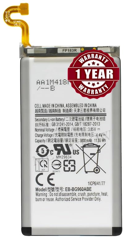 Image of Original EB-BG960ABE Battery Compatible for Samsung Galaxy S9 - (3000mAh) - 1 Year Warranty JK1