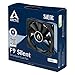 ARCTIC F9 Silent - 92 mm Case Fan, Very quiet motor, Computer, Almost inaudible, Push- or Pull Configuration, Fan Speed: 1000 RPM - Black