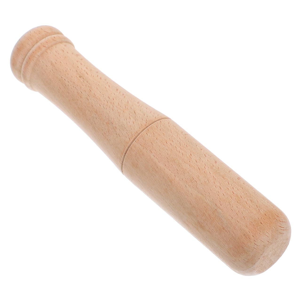 FRCOLOR Wooden Pestle Garlic Masher Tool Wood Food Grinder & Cocktail Muddler Professional Kitchen Crusher for Garlic, Spices & Drinks