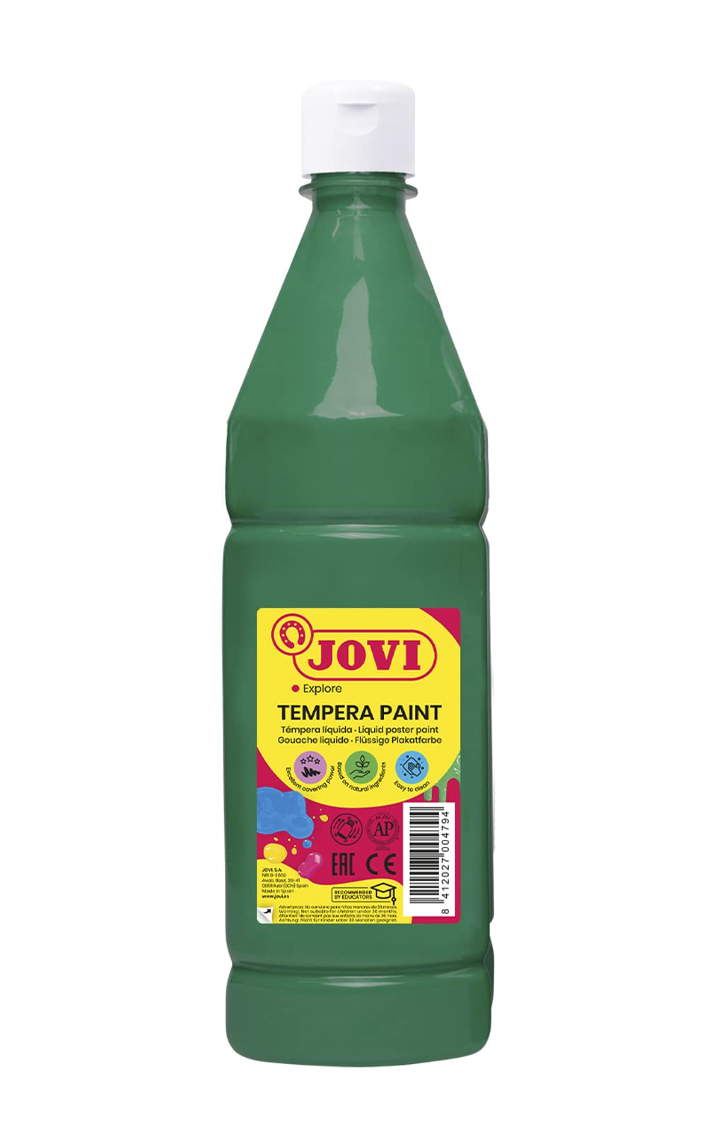 Tempera liquida jovi escolar 1000 ml verde oscuro