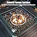 vchin 10 lbs Durable Black Lava Stones for Indoor Gas Fireplaces, Fire Pits, and Fire Pit Tables, Gas Fireplace Rocks, 0.8-1.2 Inch Fire Pit Stones for Outdoor Grills and Landscaping
