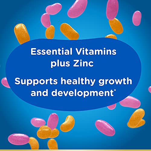 Nature's Bounty Kids Multi Jelly Beans, Supports Healthy Growth And Development, Raspberry Orange Twist Flavor, 120 Count #TOP3