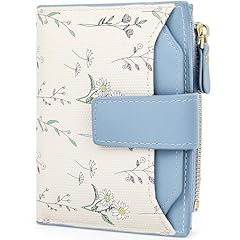 #H Blue Flower Cute Wallet for Women