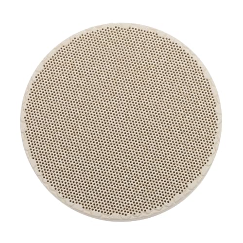 Housoutil Jewelry Soldering Mat Round Ceramic Welding Plate Honeycomb Jewelry Welding Block Heat Jewelry Firing Pad Industrial Jewelry Making Tool