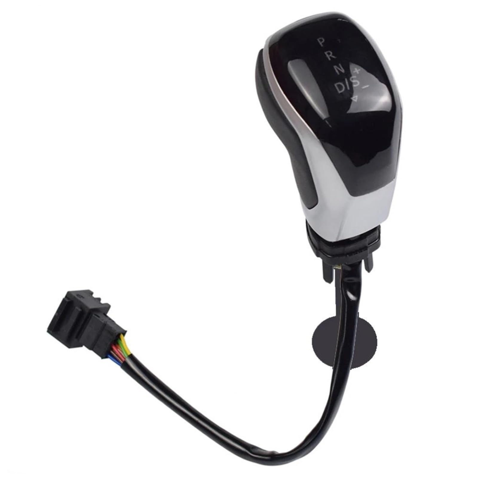 FSOZDBBPL Automotive Parts Electronic Gear Shift Knob for for Tiguan for Golf for Touareg for Sharan Cc for Passat for Scirocco for Skoda for Octavia for Seat(Red Light Matt Silver)