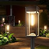 NEWMESSI 8 Pack Bright Solar Pathway Lights Outdoor,IP65 Waterproof Auto On/Off Solar Garden Light Path Lights Solar Powered for Outside Yard Path Lawn Walkway Driveway Landscape Lighting Patio Decor