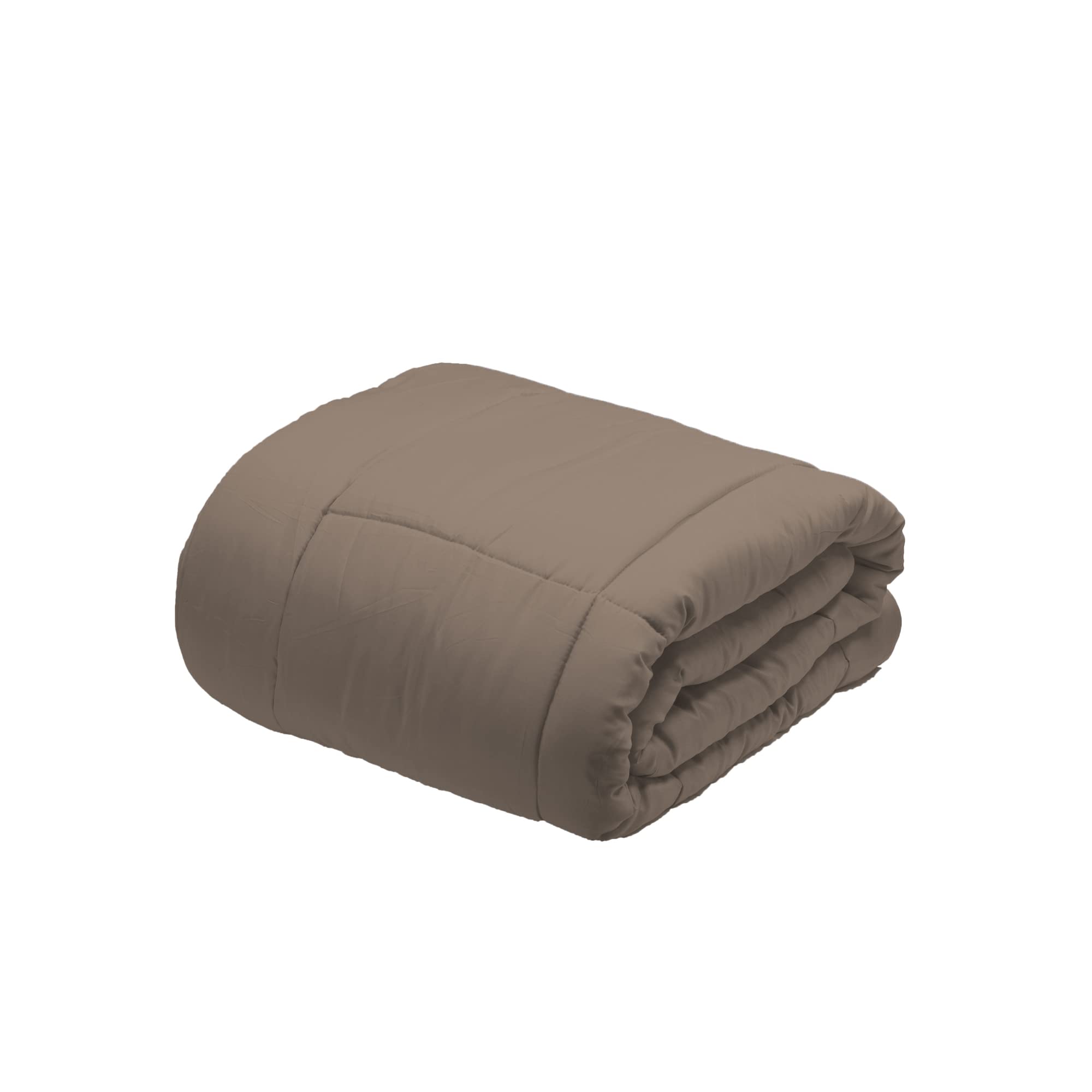 Italian Bed Linen Piumino Invernale Bicolore Sogni E Capricci - Singolo 150x200cm, Grigio - 3