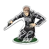 Attack On Titan Figura de Acrílico de Pie de Anime Eren Jaeger Mikasa Levi·Ackerman Erwin·Smith Armin Arlert Hange Jean Sasha Decoración de Escritorio Adornos Regalos Fans Coleccionables,18