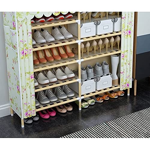 Étagère à chaussures à double rangée pour grand rangement fermé - 4