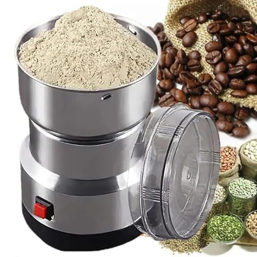 Catálogo de Molinillos para grano comprados en linea. 43 Molino Eléctrico Para Granos, Molinillo De Especias, Molino Seco Alta Velocidad Acero Inoxidable, Diseño Cuchilla Cuatro Hojas, Para Hierbas, Frutos Secos, Granos, Maíz, Harina,...