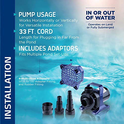 Energy Efficient Pond Pumps 6 Low Wattage High Volume Options 2023
