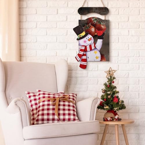 Image murale peintures décoration d'intérieur Noël bois net - 6