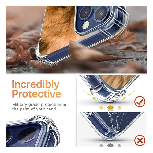 Chow Chow Portret iPhone Clear Case Compatibel voor 12 en 12 en iphone 12 Pro Shockproof Beschermende Houder Covers… - Afbeelding 5