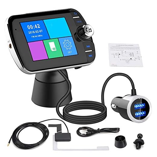 Yctze bil mp3-spelare, bil Bluetooth DAB digital radio FM-sändaradapter handsfree mp3-spelare