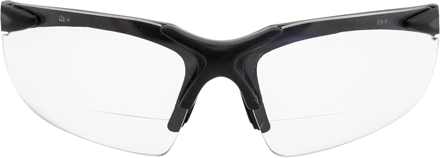 Global Vision Apex 2.0 Bifocal Safety Glasses, Two Pair with Clear and Smoke Lenses