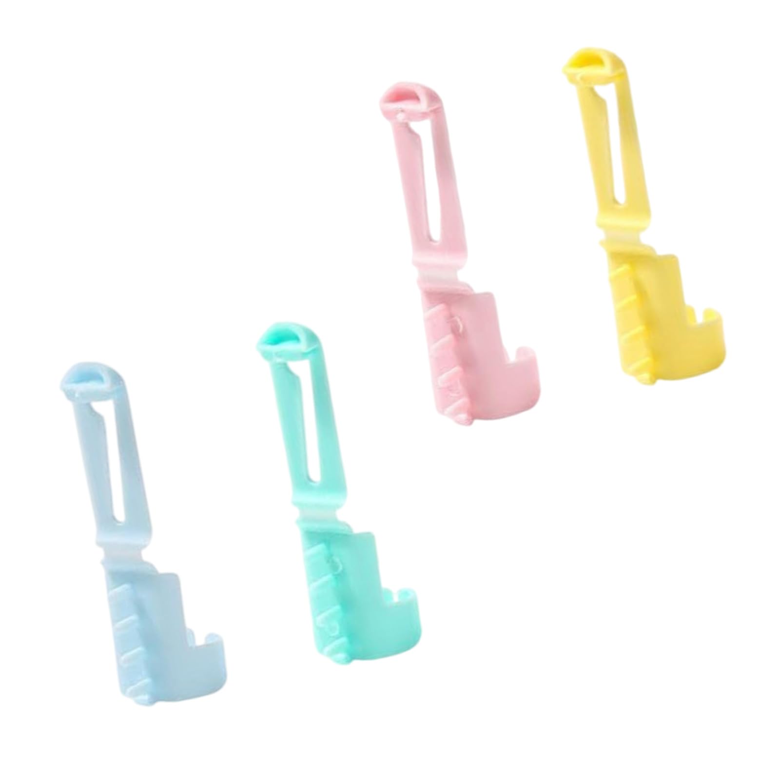 Hsioluted 4 Pcs Crochet Rings Crochet Finger Yarn Holders Tension Rings Separated Yarns Tool for Knitting Accessories