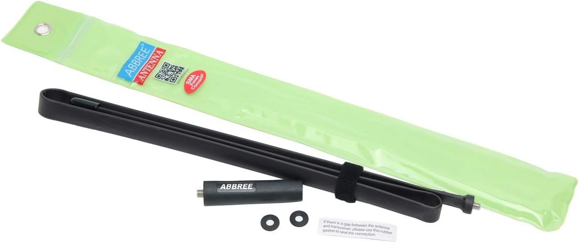 2 Pack 42.5-Inch Length ABBREE SMA-Female Dual Band 144/430Mhz Foldable CS Tactical Antenna for Baofeng Walkie Talkie UV-5R UV-82 BF-888S BF-F8HP Ham CB Two Way Radio Transceiver(42.5in) : Electronics