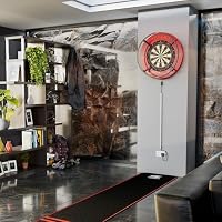 Target Darts Corona Vision Dartboard Lighting System, Schwarzer Rahmen | Weißes LED Dart Board Surround Ringlicht mit magnetischen Füßen | Schatten eliminierendes Dartboard Licht | Professionelle Dart – Ansicht 7