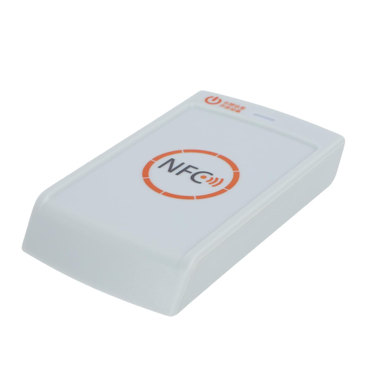 Fafeicy IC Card Reader Writer, Blue Tooth 4.0 NFC Reader with LED Indicator Buzzer, for iOS Androids ISO14443A M1 Ultralight CPU Cards Access Control Banking