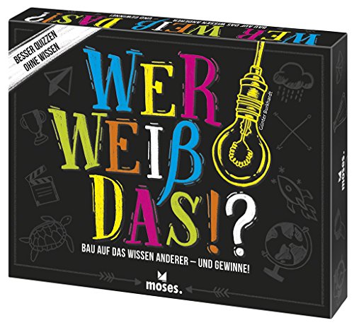 Preisvergleich Produktbild moses.- Wer weiß das -Spiel / Besser Quizzen ohne Wissen