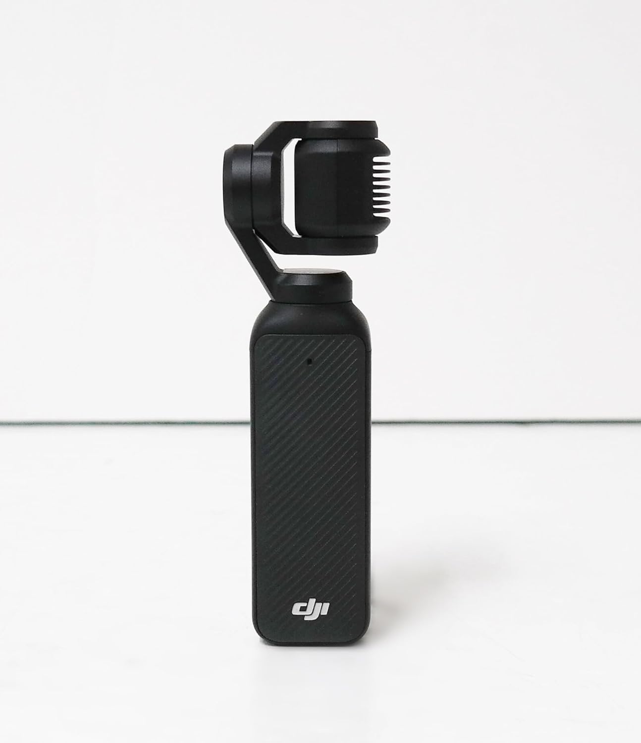 DJI Osmo Pocket 3 front view with screen rotated