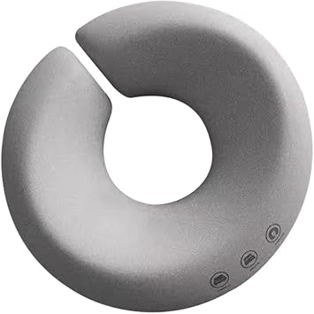 Face Down Pillow, Breathable Ergonomic Massage Headrest for Bed with Face Hole, Memory Foam Massage Cushion, Beauty Bed Face Cushion for Spa, Salon, Massage, Sleeping, Gray