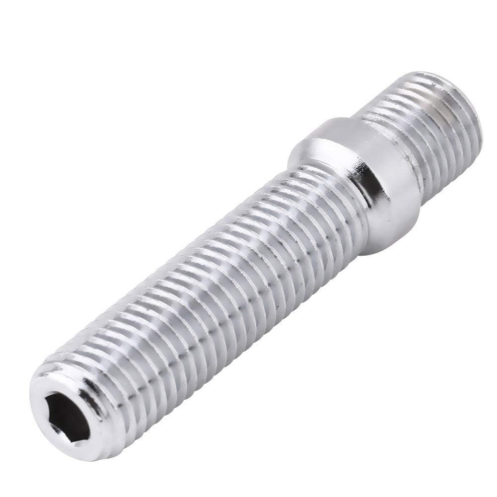 Perno de ruedas, 20 unids 57 mm Rueda extendida Perno de conversión 12x1.5 a 12x1.5 Adaptador de tornillo