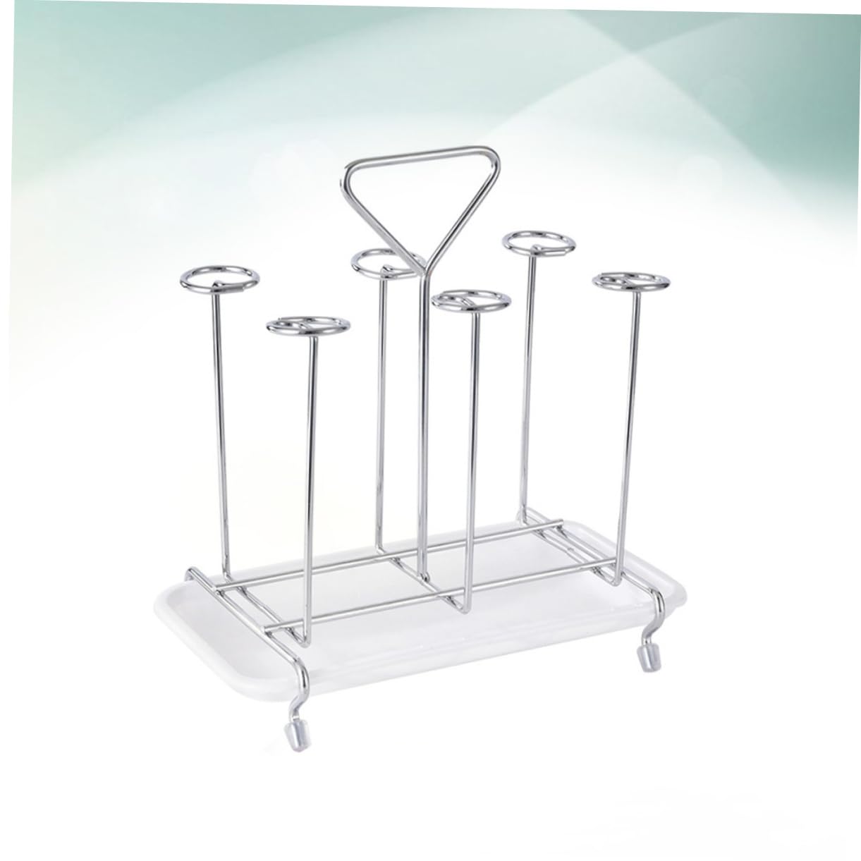 AUTSUPPL Cup Hanging Organizer Iron Mug Stand Holder Fast Draining Rack for Drying Glasses and Mugs Stylish Kitchen Shelf for Home Organization and Storage