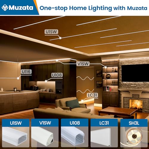 Tira de LED COB alta densidad 5M con canal de aluminio 1M miniatura 5