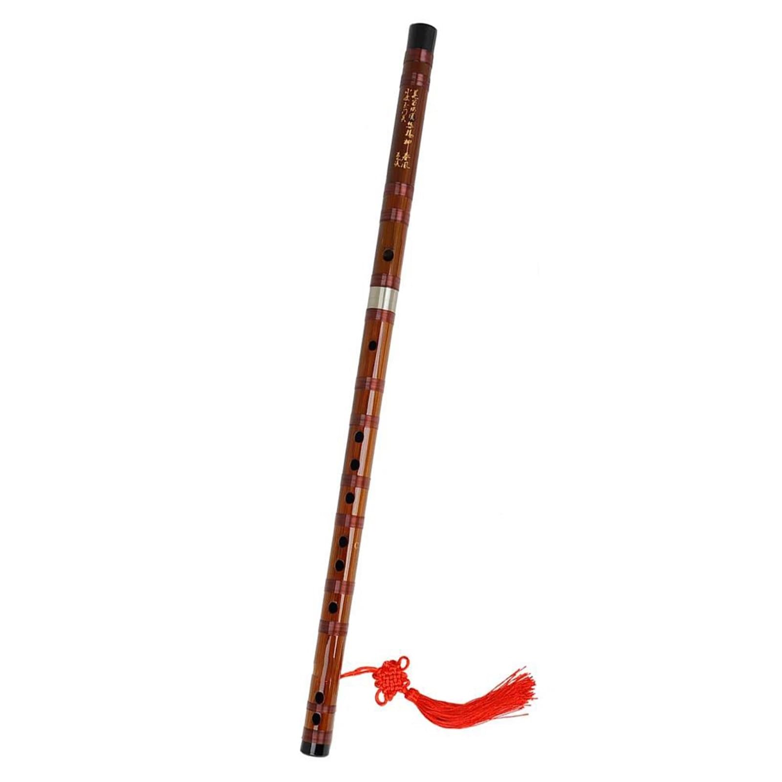 Bambusowy Flet Flet Bambusowy Dla Początkujących Tradycyjny Instrument Do Nauki Gry Na Drewnianym Klarnecie Muzycznym(Brown)
