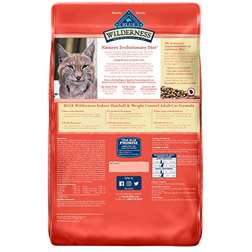Blue Buffalo Wilderness High Protein, Natural Adult Indoor Hairball