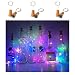 Keklle 6 Pack Solar Powered Wine Bottle Lights, 10 LED Waterproof Colorful Copper Cork Shaped Lights for Wedding Christmas, Outdoor, Holiday, Garden, Patio Pathway Decor