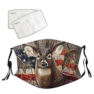 ShaggyDogz Adults Unisex Fashion Washable Reusable Adjustable Bandanas with Filters for Woman Man Breathable Costume Outdoor Festival Party
