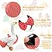 HAICHEN TEC 3PC Duck Chicken Diapers for Hens Reusable Duck Diapers with Bow Ties,Washable Waterproof Cloth Fabric Poultry Nappies for Real Small Animals (Dots)