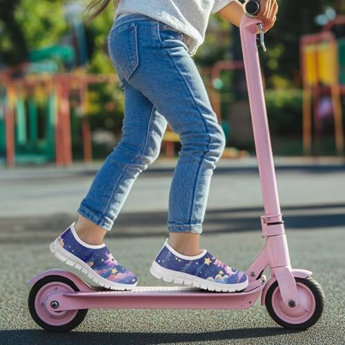 Axolotl Shoes for Girls School Sneakers Breathable Mesh Slip on Athletic Running Tennis Shoes US 11-2.53