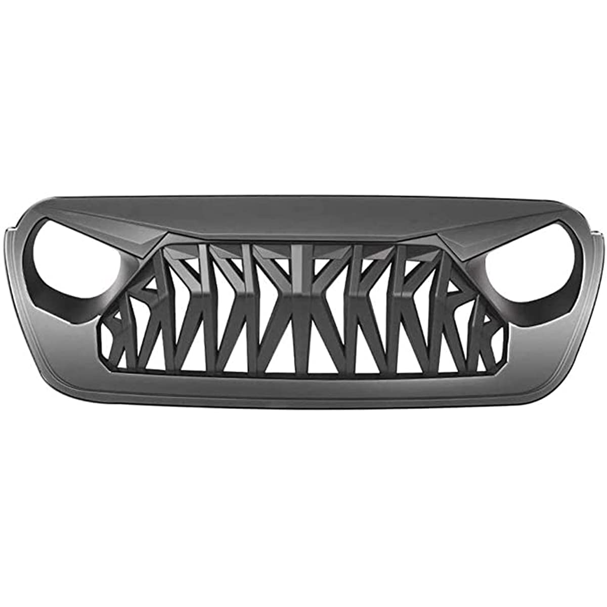 JJZRB Car Front Radiator Grilles, for Jeep Wrangler JL Unlimited 2/4 Door 2018-2019 Bumper Honeycomb Center Kidney Mesh Grid Air Vent Cover Trim Hood, Auto Styling Accessories