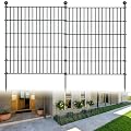 10 Panels Garden Fence Dog Fence Outdoor for Yard,32in H x 23.6ft L Rustproof Metal Fencing with Ground Stakes|No Dig Temporary Animal Proof Containment for Pets/Rabbits|Durable Patio Security Panels