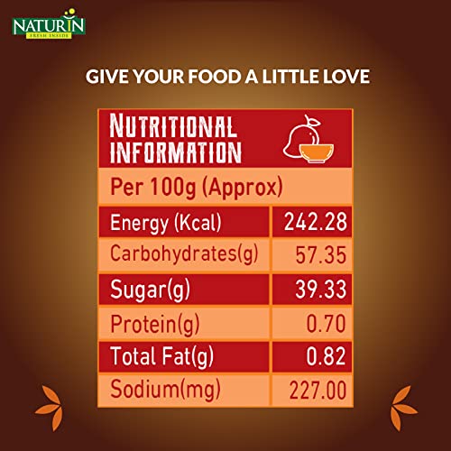Image of Naturin Khatti Meethi Chutney - Homemade Style Chatpati Imli Chutney - Sweet & Sour Tamarind Sauce - Made with Traditional Indian /Asian Saunth Condiment for Dipping - 425gm