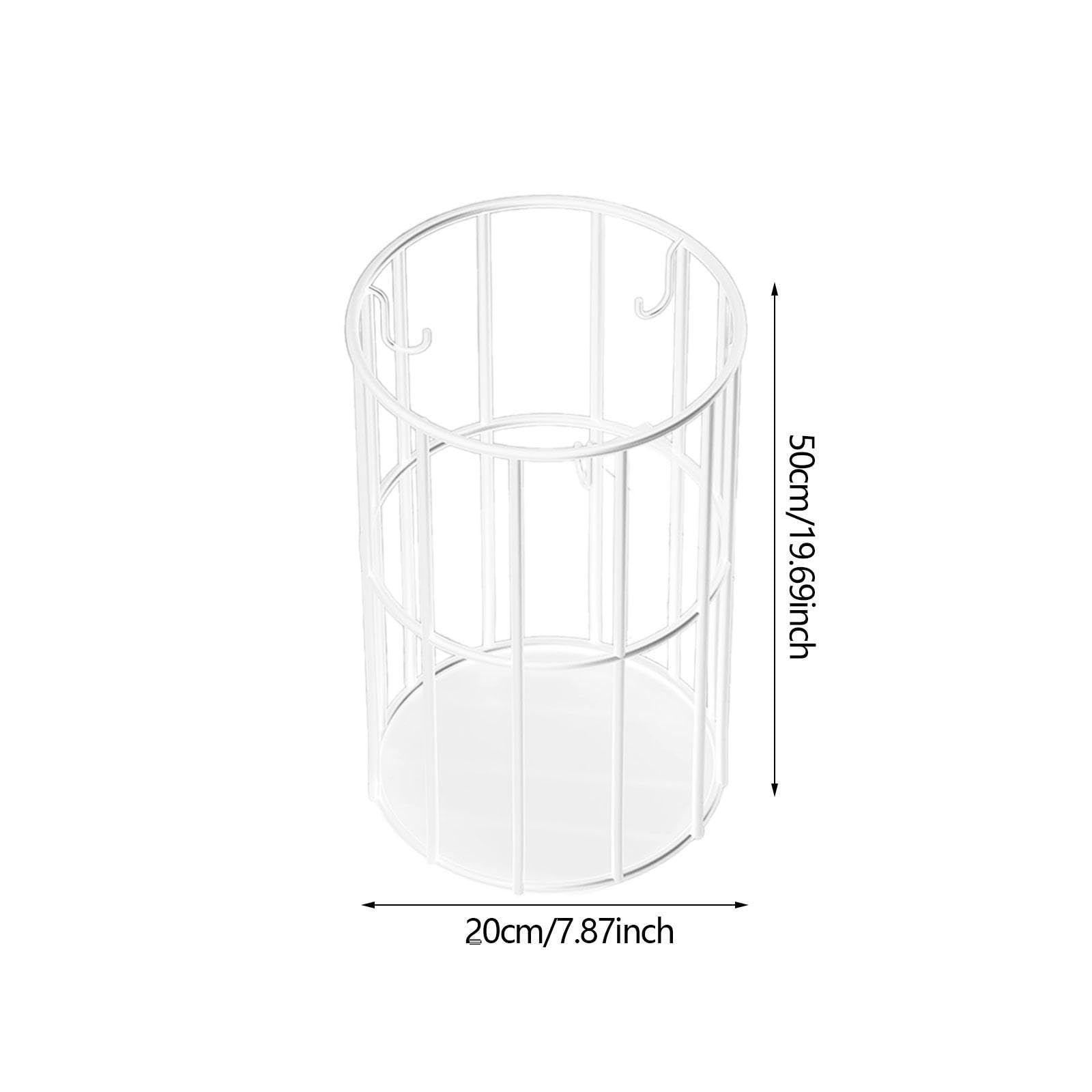 Elegante portaombrelli decorativo bianco – moderno salvaspazio nizer per ingresso appartamento – decorazione funzionale per la casa per proprietari di case