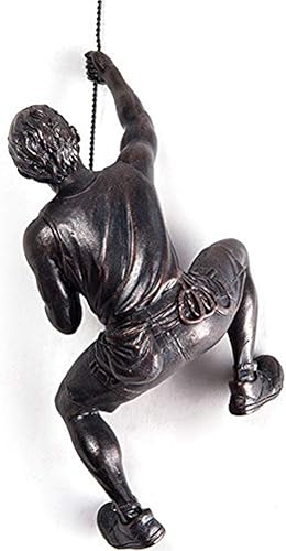 Miniatura 1 de wingoffly actualizado diseño único resina fabricado escalada Man pared arte decoración del hogar Escultura