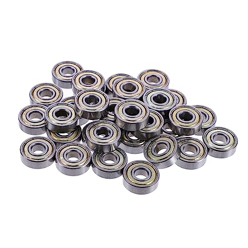 Paliers lisses pour patins à roulettes et trottinettes - Kit de 32 bagues en acier inoxydable