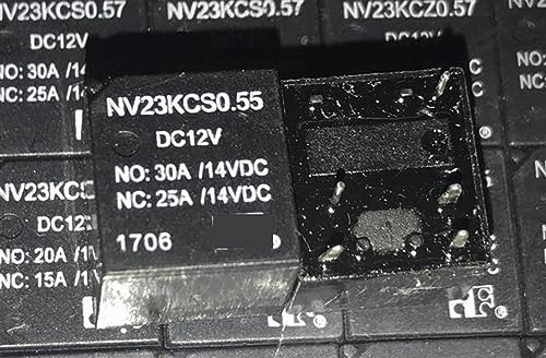 Relé NV23KCS0.57 12VDC con conmutación estable de 5 pines para prevenir fallos por picos de tensión